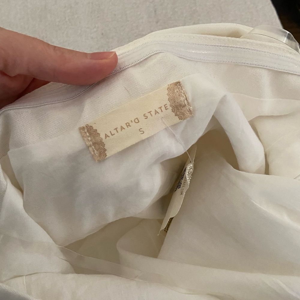 Altar'd State White Bow Dress - Picture 4 of 5